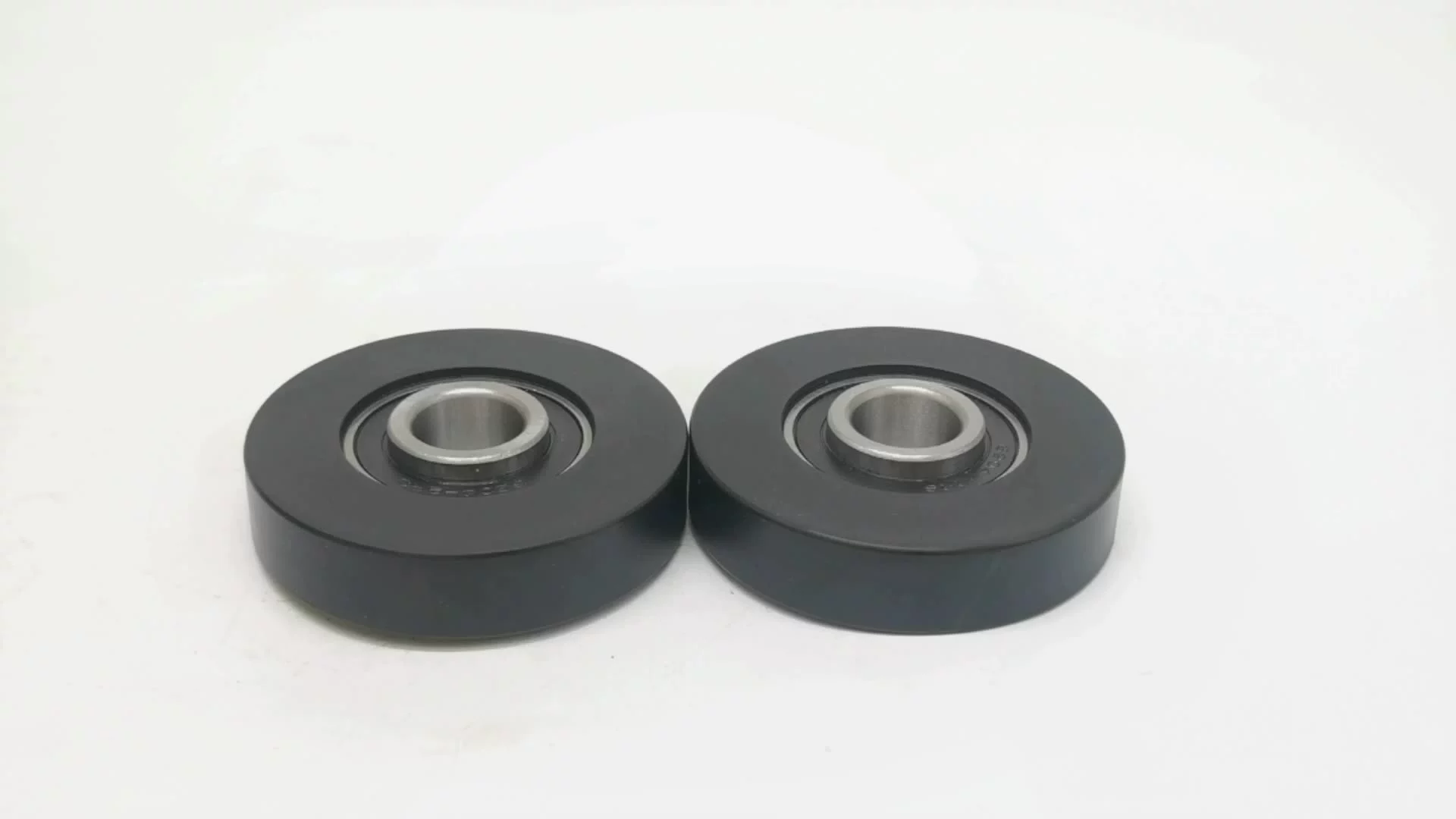 Polyurethane molded bearings umrw20 inner wheel protruded 6x20x8mm black wheel bearings umrw 20