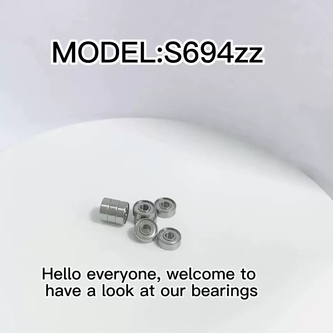 Hot selling s694zz rs 4 * 11 * 4 mm mini bearings  stainless steel bearing for fitness equipment