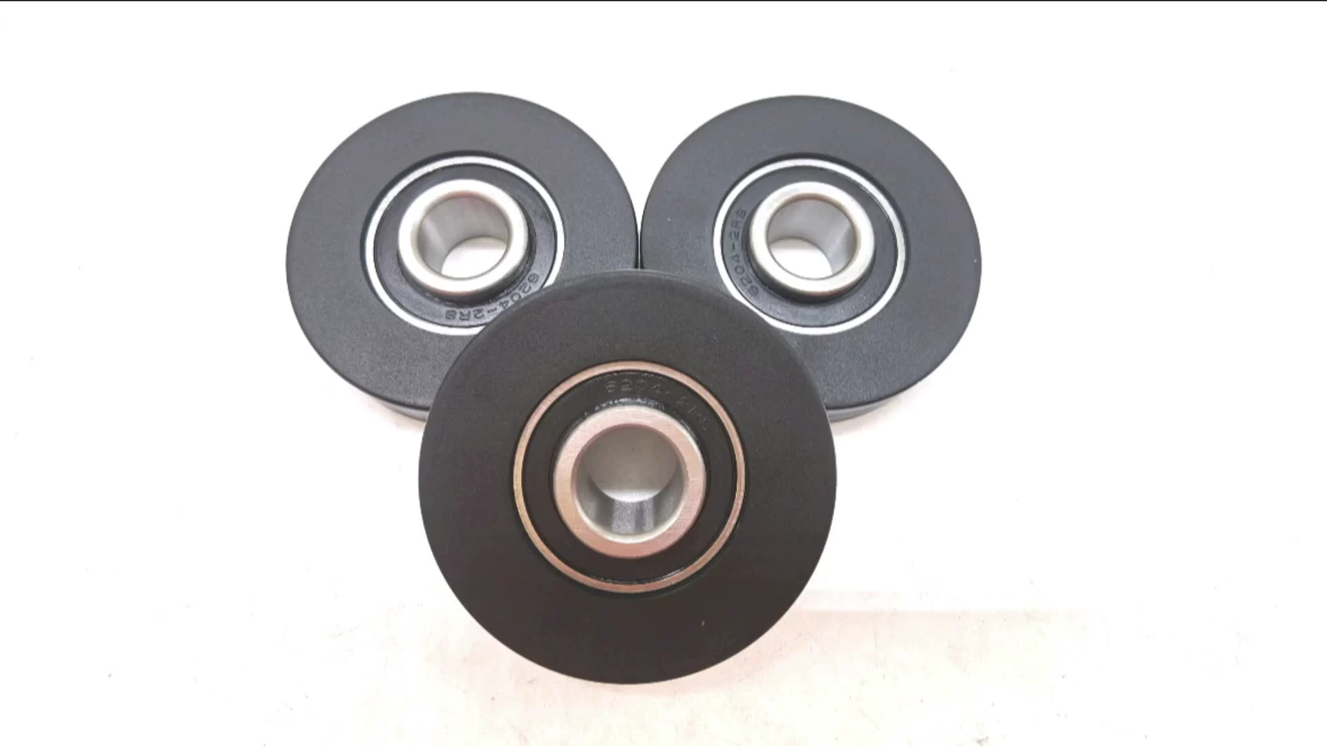 Inner wheel protruded urethane molded puller bearing umrw65 17x65x16mm rubber coated polyurethane molded bearings umrw 65