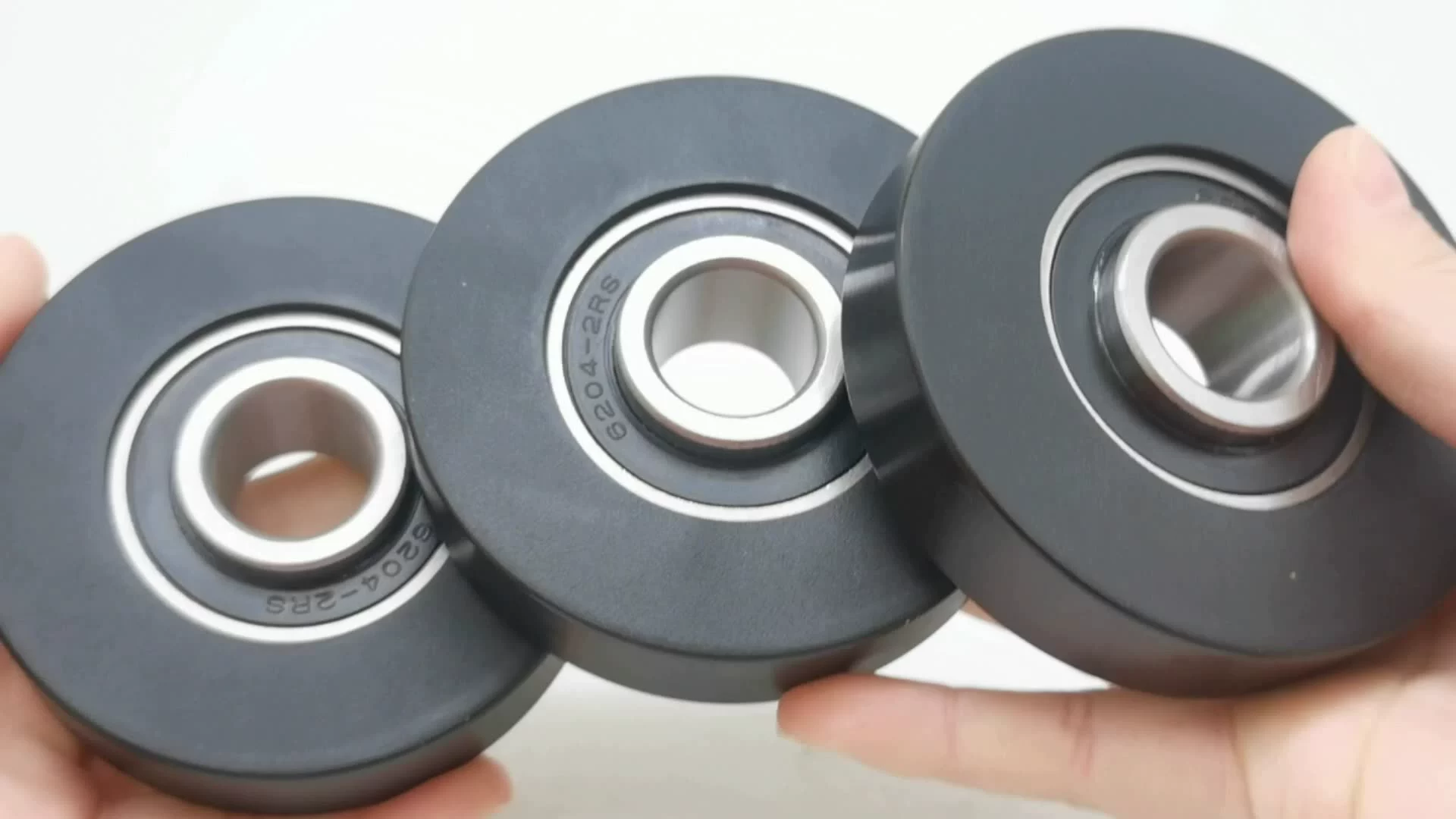 Urethane Molded Bearings UMRV40 UMRV One Side Protruded Bearings 10x40x12mm Rubber Coated Polyurethane Pulley Bearings UMRV 40