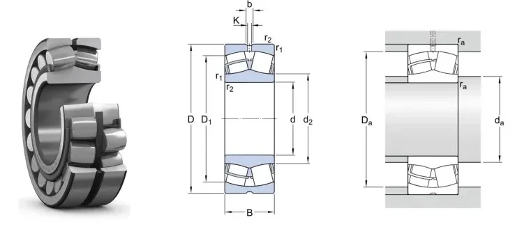 23180CA/W33 Reliable High-Precision Spherical Roller Bearings 22238 22220 22280 23072cc/w33