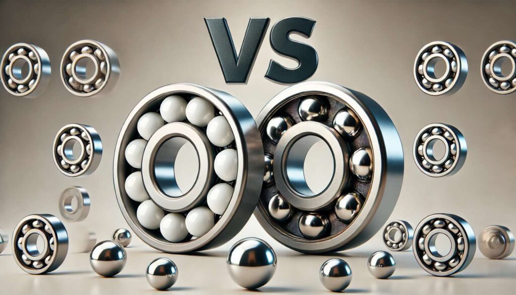 Comparison of ceramic deep groove ball bearings and bearing steel deep groove ball bearings