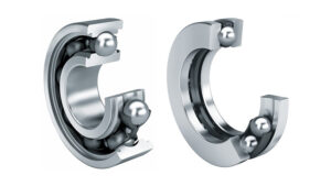 Diagram of deep groove ball bearing structure