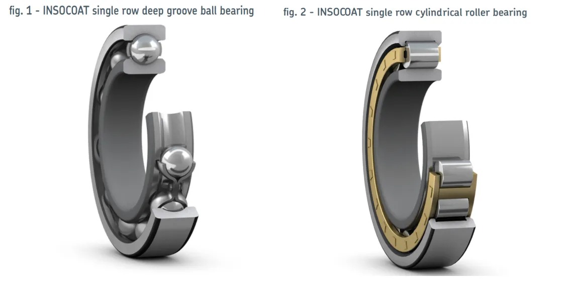 Skf insulated bearing cutaway