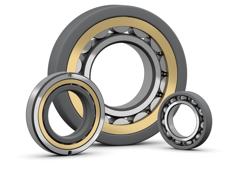 Skf insulated bearing cross-section showing its unique insulating coating design