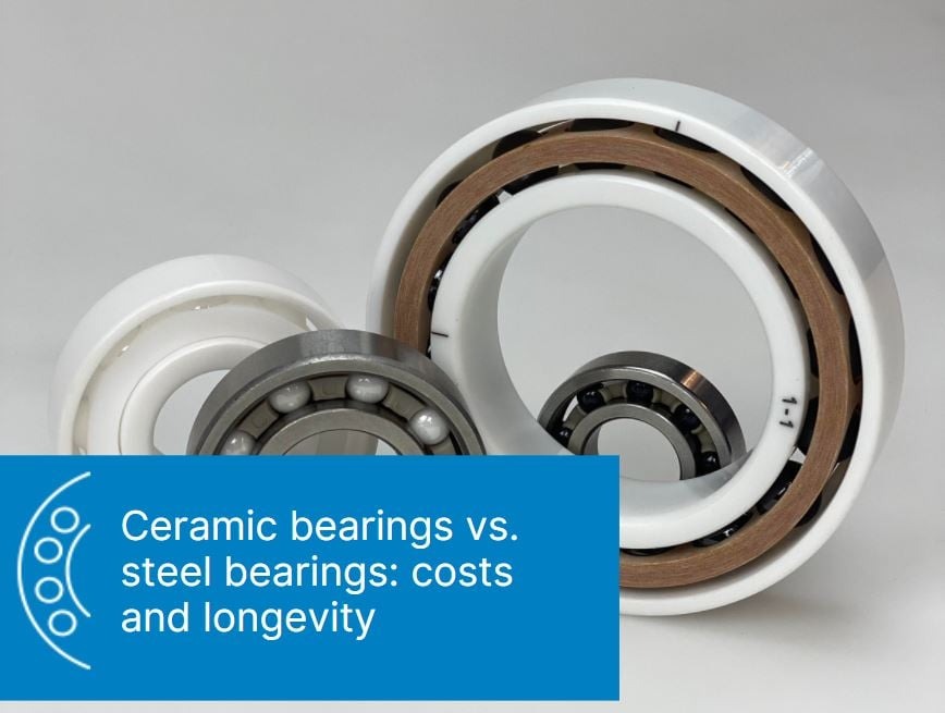 Tfl ceramic insulated bearing structure