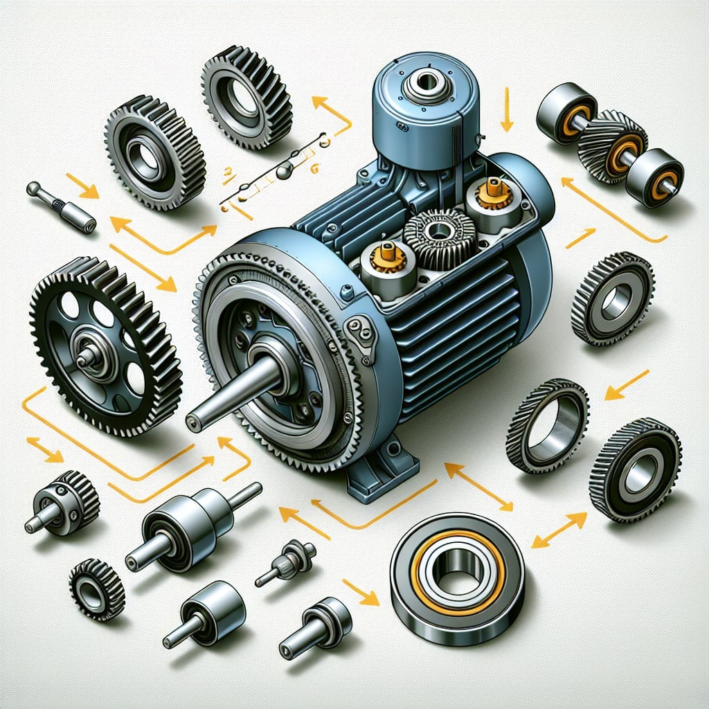 Schematic diagram of tfl insulated bearings in traction machine applications