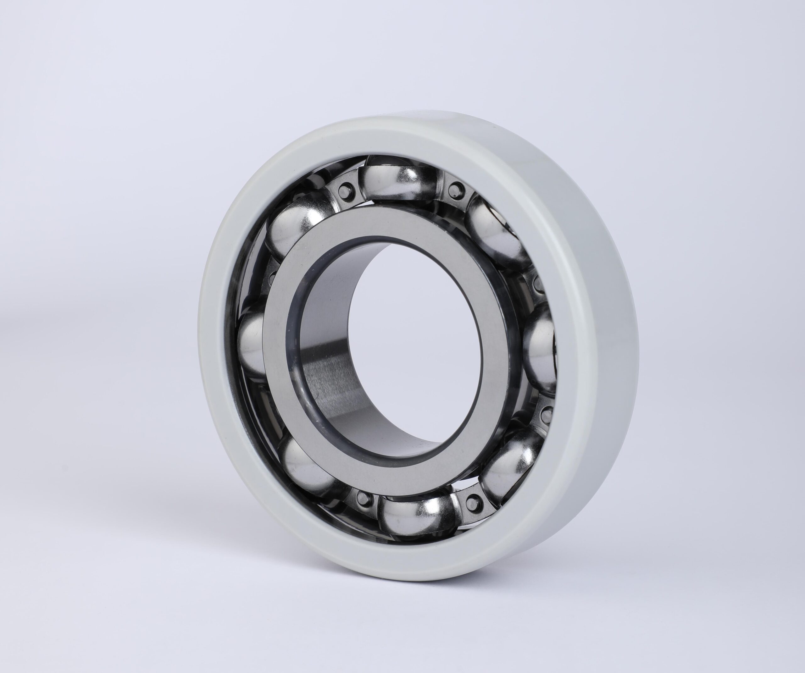 Cutaway view of tfl insulated bearing showcasing innovative ceramic coating technology