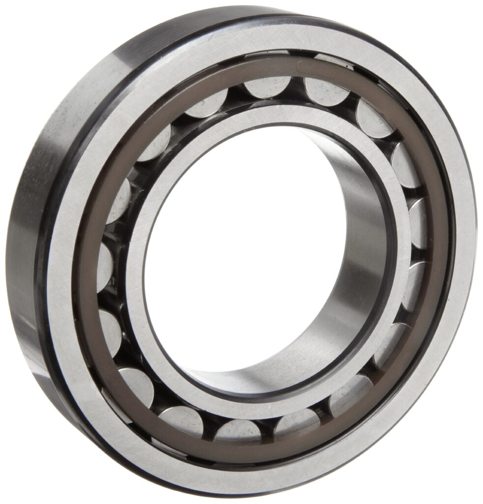 Image showing examples of cylindrical roller bearings with nylon cage.