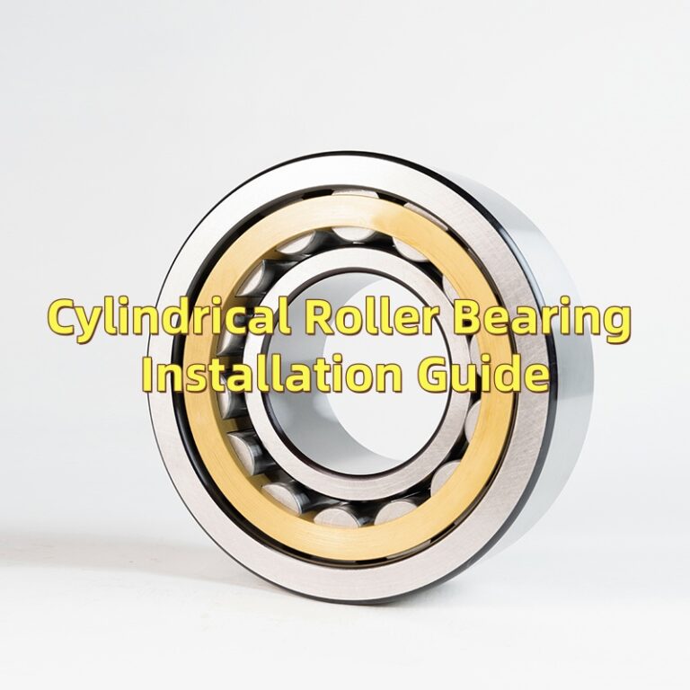 Cylindrical roller bearing installation guide