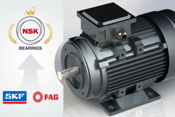 NSK cylindrical roller bearing low noise comparison for high-speed electric motors