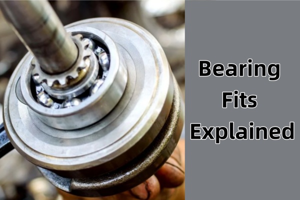 Close-up view of a bearing ring and its mating shaft/housing, emphasizing the concept of fit.